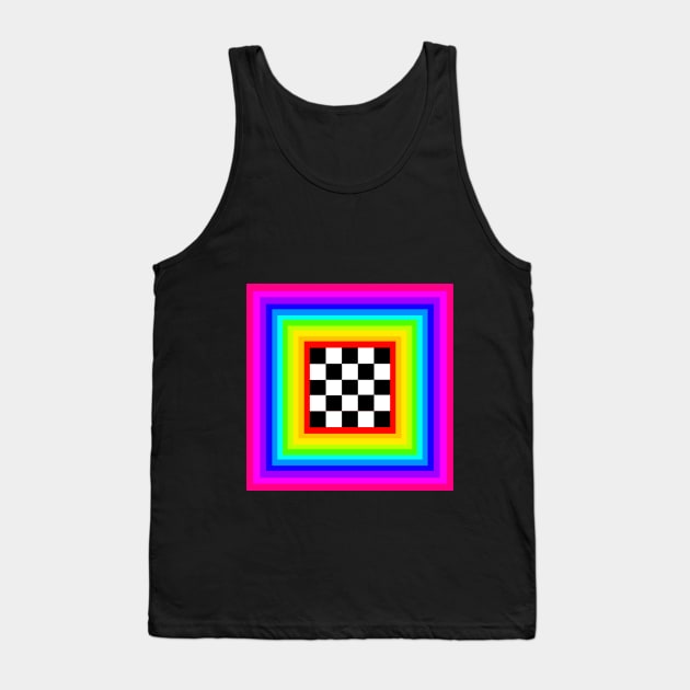 Rainbow color box Tank Top by YanYun Design